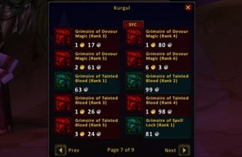 grimoire keeper tbc addon