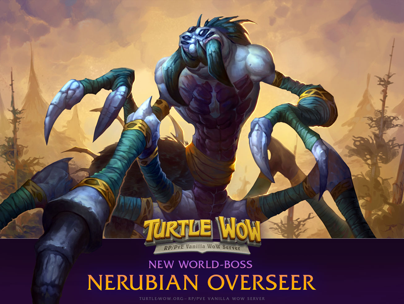 Turtle WoW: New World Boss - Nerubian Overseer.